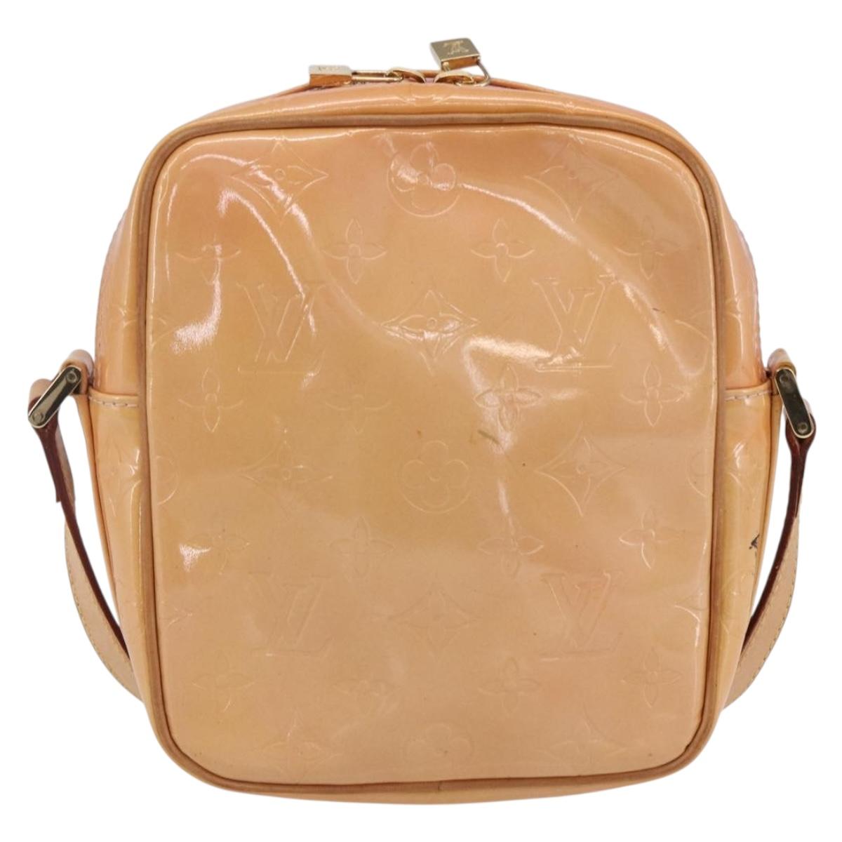 LOUIS VUITTON Monogram Vernis Wooster Bag Marshmallow Pink M91037 LV Auth BA7645