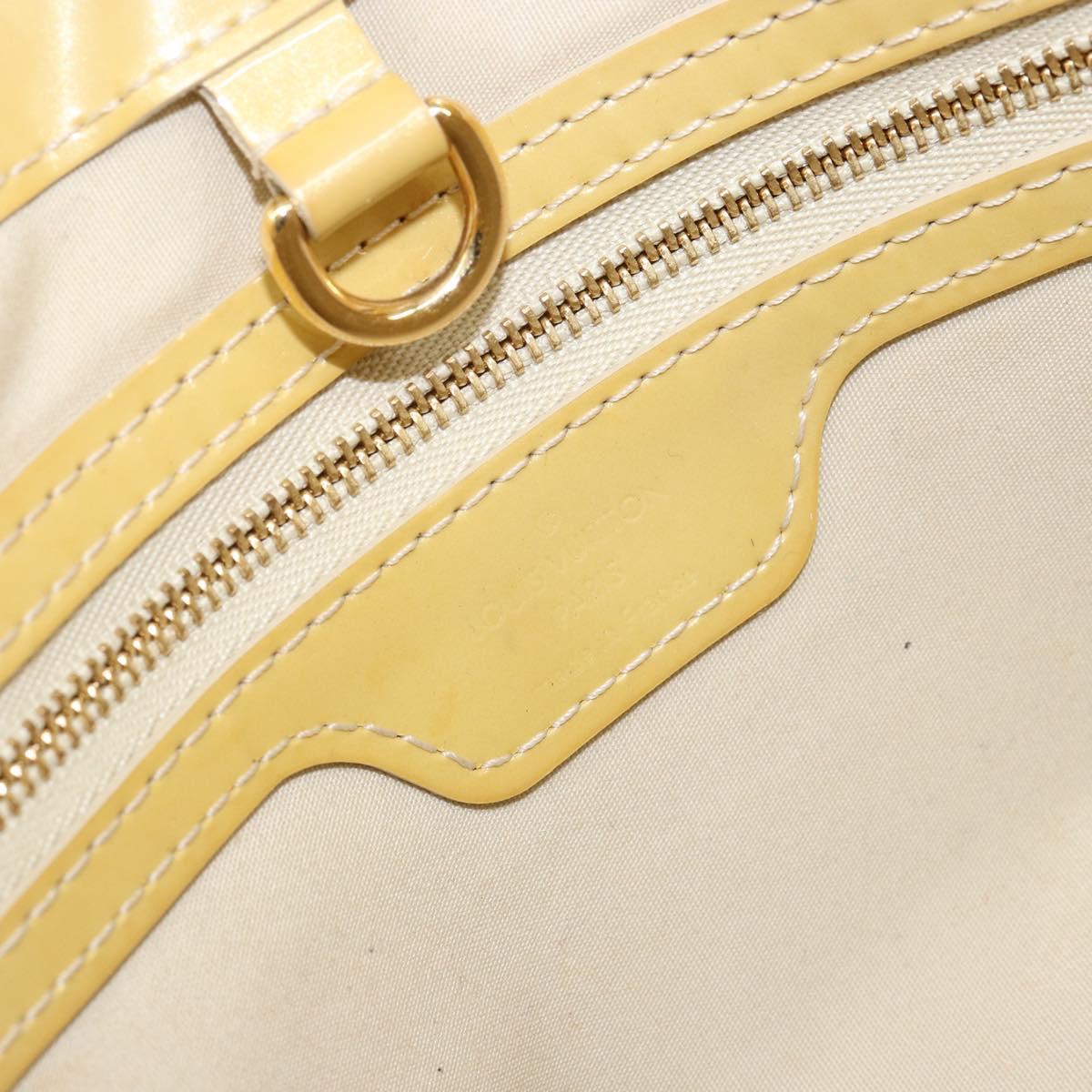 LOUIS VUITTON Monogram Vernis Wilshire PM Hand Bag Broncorail M91452 Auth BA7648