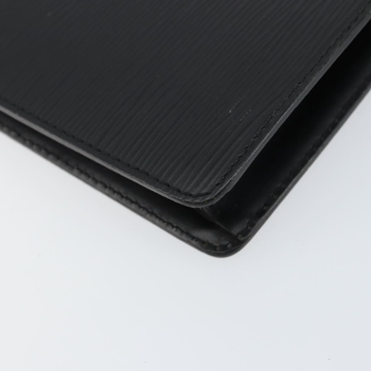 LOUIS VUITTON Epi Pochette Homme Clutch Bag Black Noir M52522 LV Auth BA7650