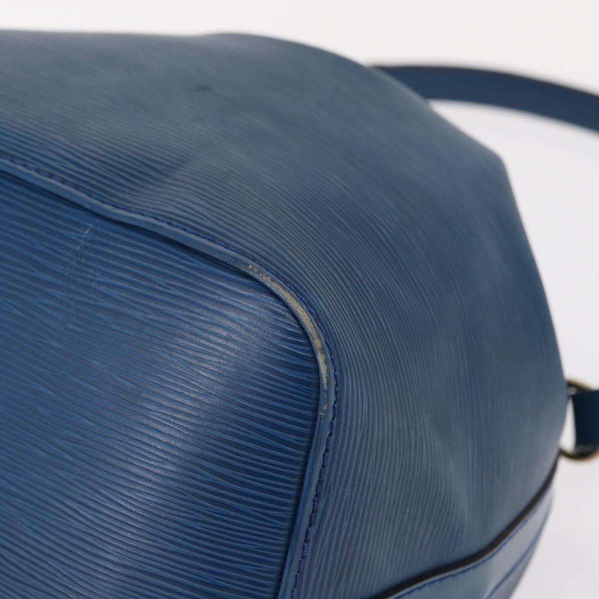 LOUIS VUITTON Epi Petit Noe Shoulder Bag Blue M44105 LV Auth BA7654