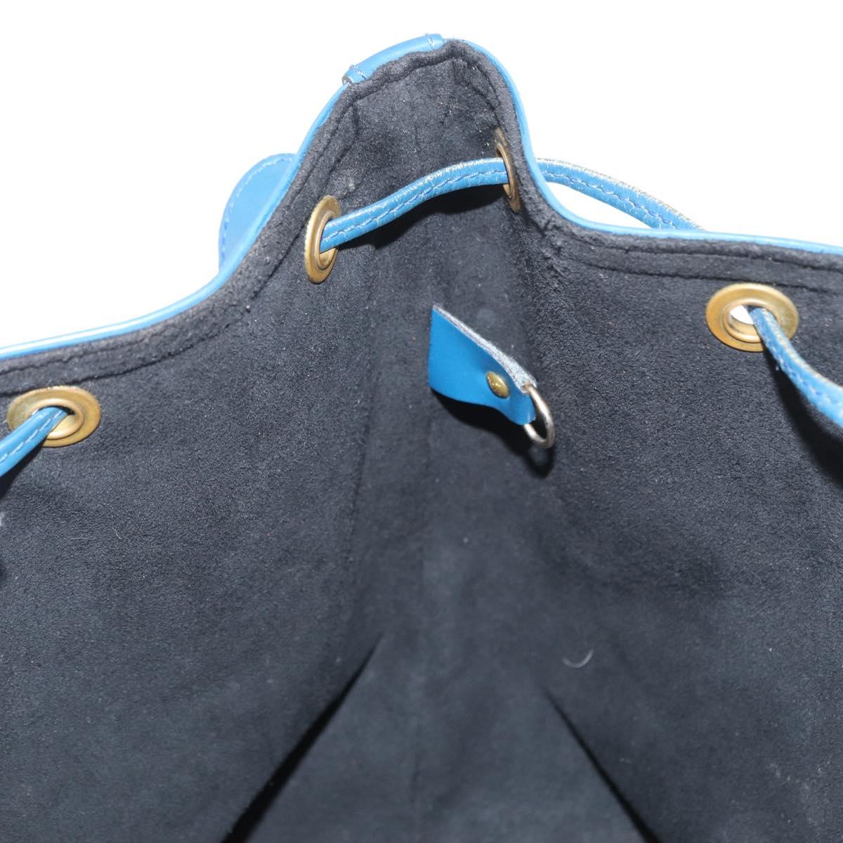 LOUIS VUITTON Epi Petit Noe Shoulder Bag Blue M44105 LV Auth BA7654