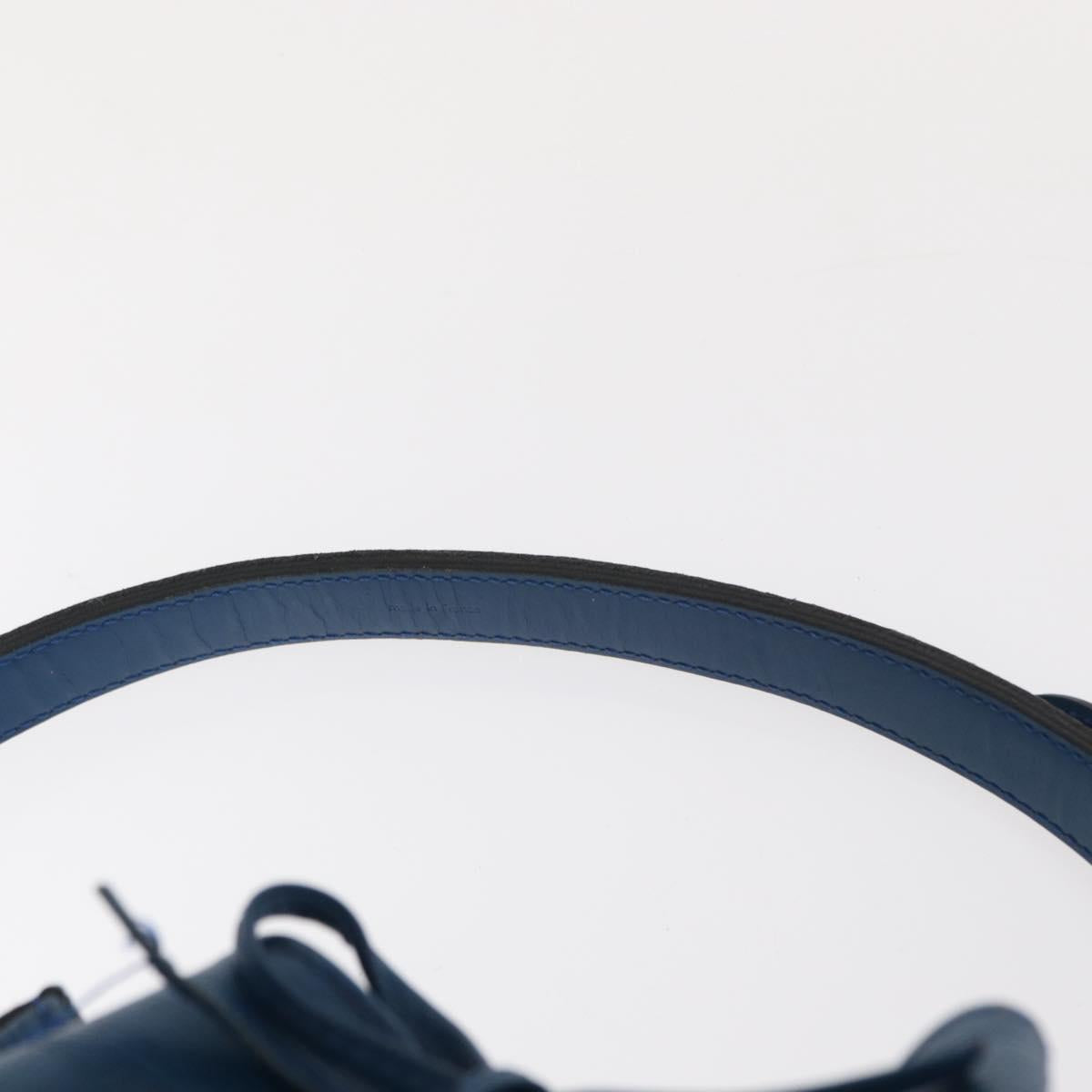 LOUIS VUITTON Epi Petit Noe Shoulder Bag Blue M44105 LV Auth BA7654