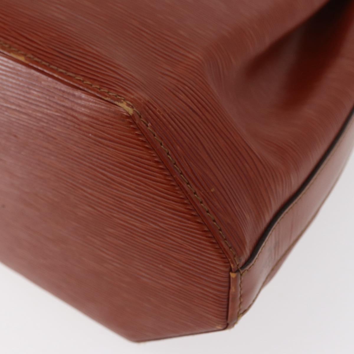 LOUIS VUITTON Epi Sac Depaule GM Shoulder Bag Brown M80193 LV Auth BA7656