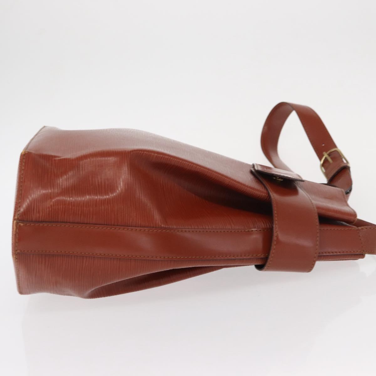 LOUIS VUITTON Epi Sac Depaule GM Shoulder Bag Brown M80193 LV Auth BA7656