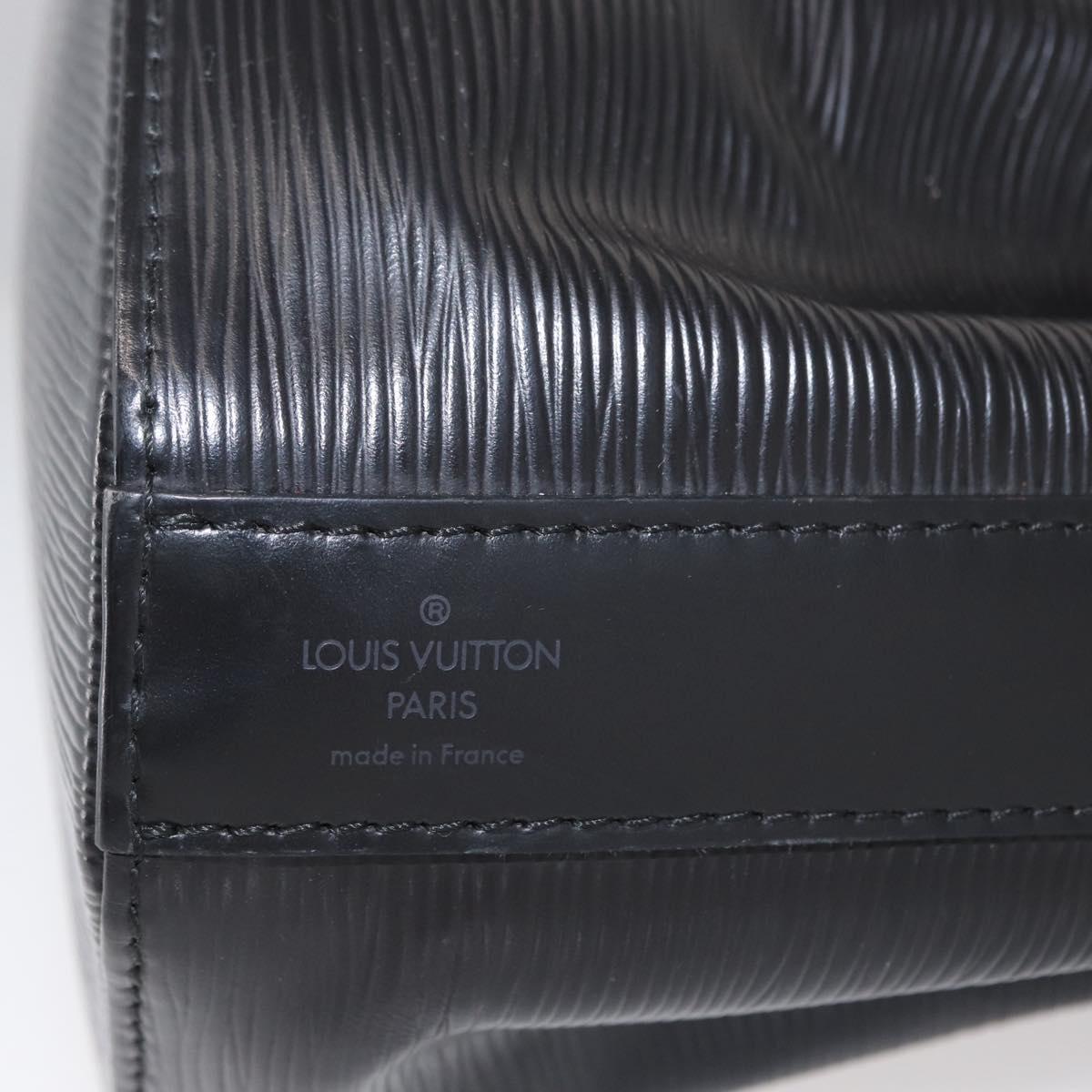 LOUIS VUITTON Epi Sac Depaule PM Shoulder Bag Black M80157 LV Auth BA7657