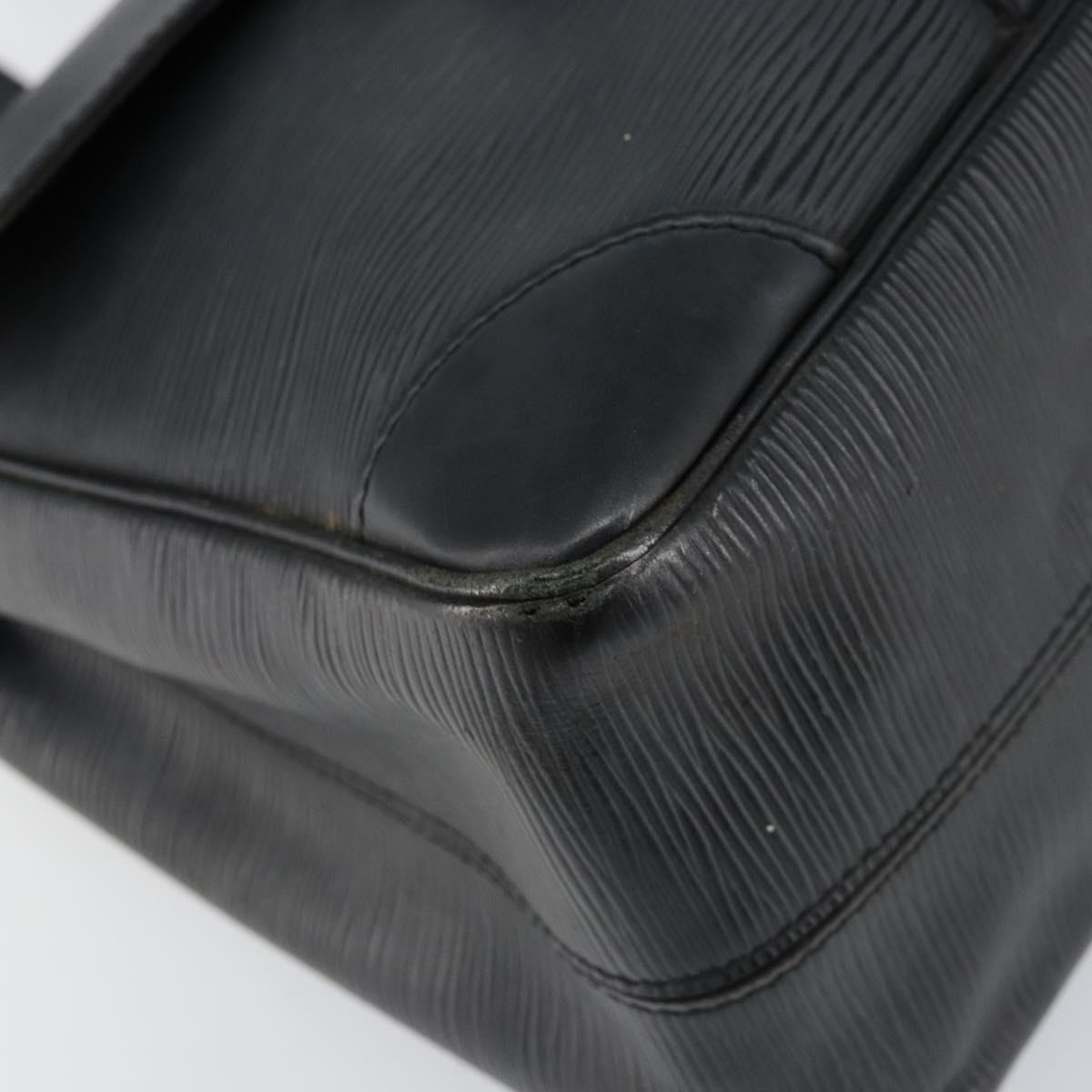 LOUIS VUITTON Epi Segur MM Hand Bag Black M58862 LV Auth BA7659