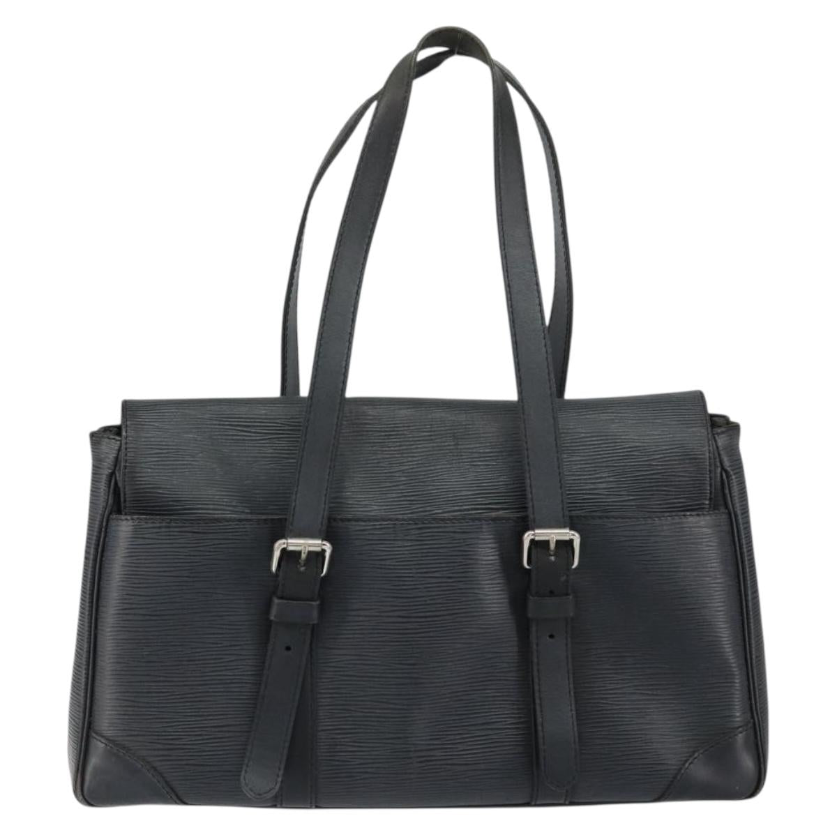LOUIS VUITTON Epi Segur MM Hand Bag Black M58862 LV Auth BA7659