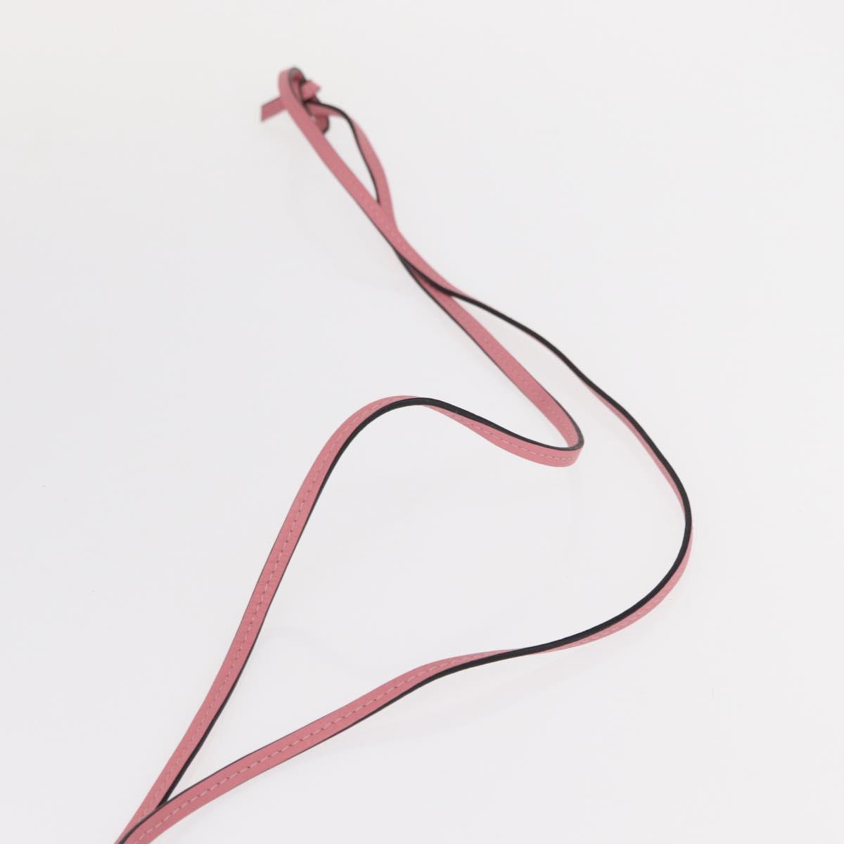 LOEWE iPhone XS Case Leather Pink Auth BA7693