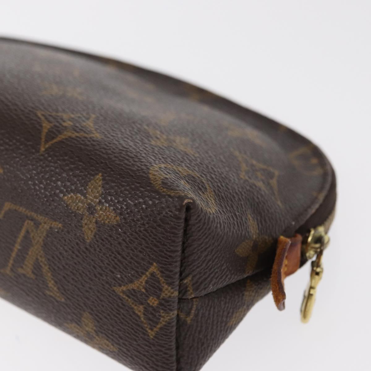 LOUIS VUITTON Monogram Pochette Cosmetic PM Cosmetic Pouch M47515 LV Auth BA7712