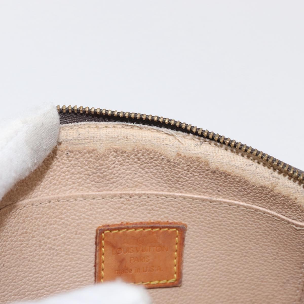 LOUIS VUITTON Monogram Pochette Cosmetic PM Cosmetic Pouch M47515 LV Auth BA7712