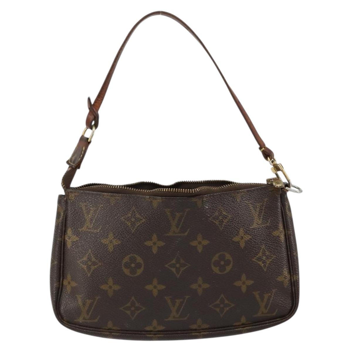 LOUIS VUITTON Monogram Pochette Accessoires Pouch M51980 LV Auth BA7714
