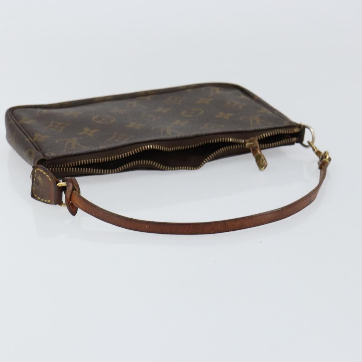 LOUIS VUITTON Monogram Pochette Accessoires Pouch M51980 LV Auth BA7714