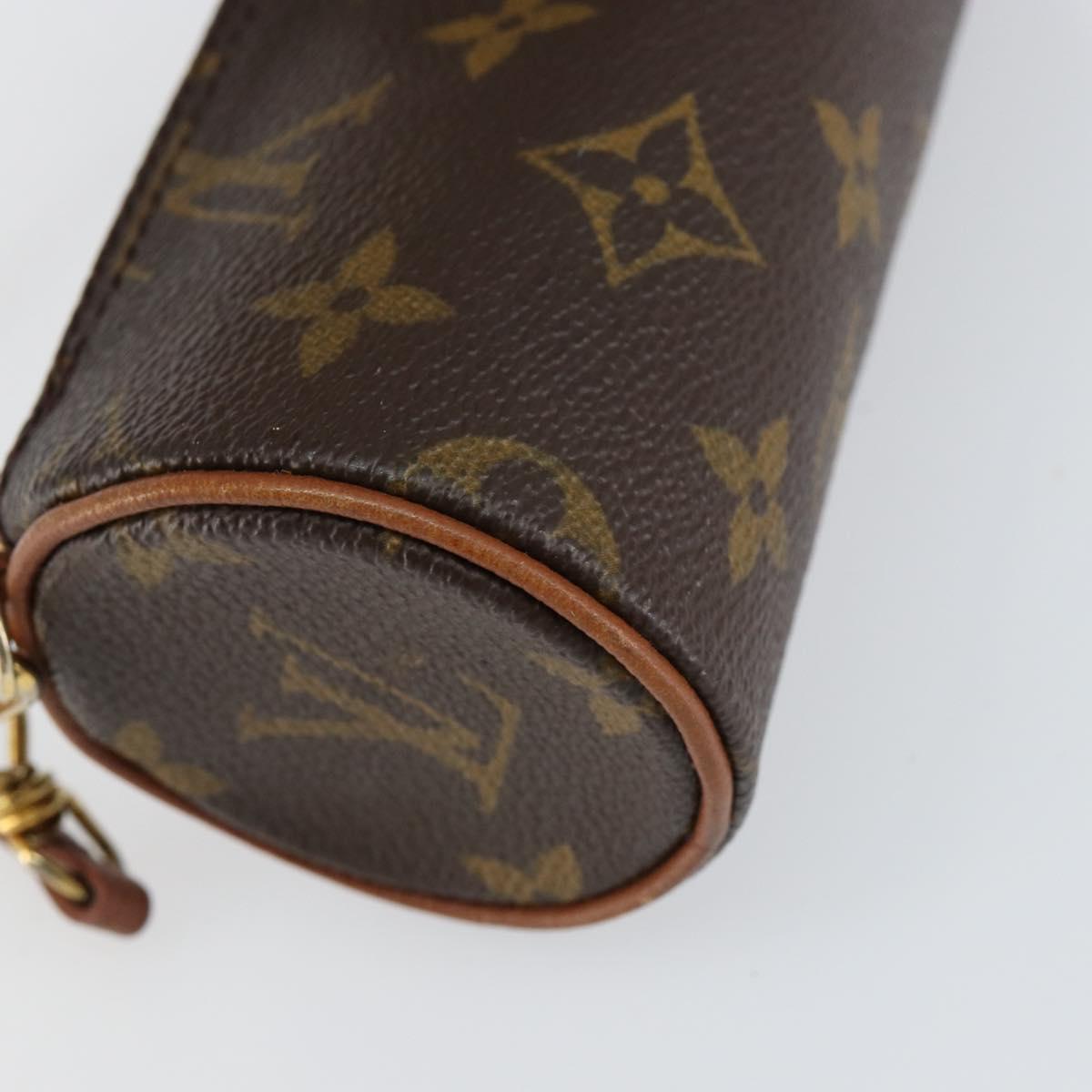 LOUIS VUITTON Monogram Papillon Pouch LV Auth BA7717