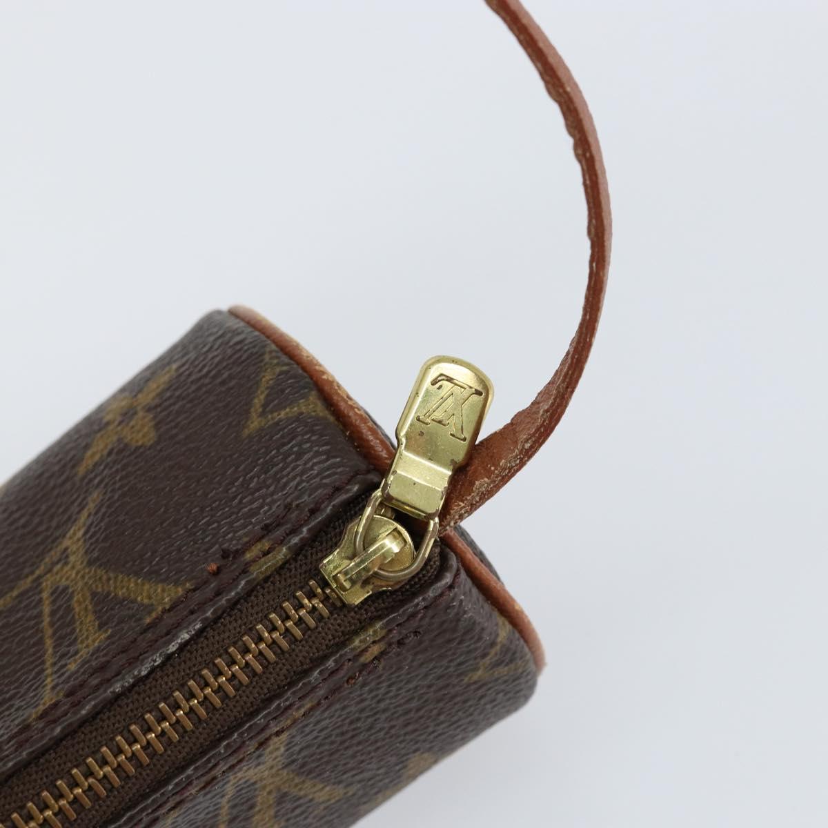 LOUIS VUITTON Monogram Papillon Pouch LV Auth BA7717