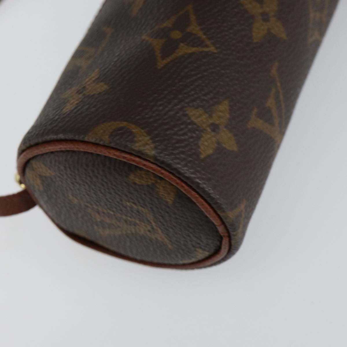LOUIS VUITTON Monogram Papillon Pouch LV Auth BA7718