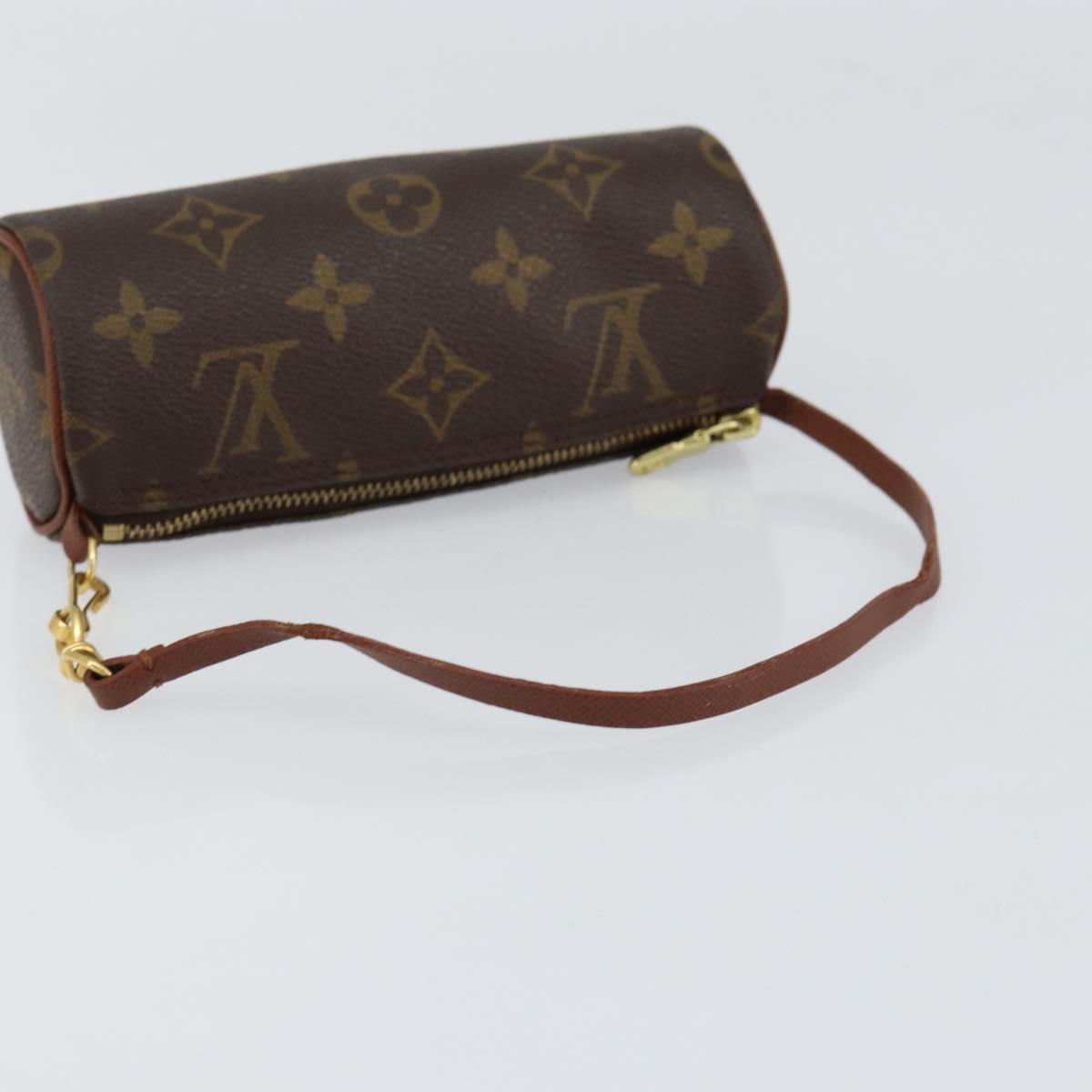 LOUIS VUITTON Monogram Papillon Pouch LV Auth BA7718