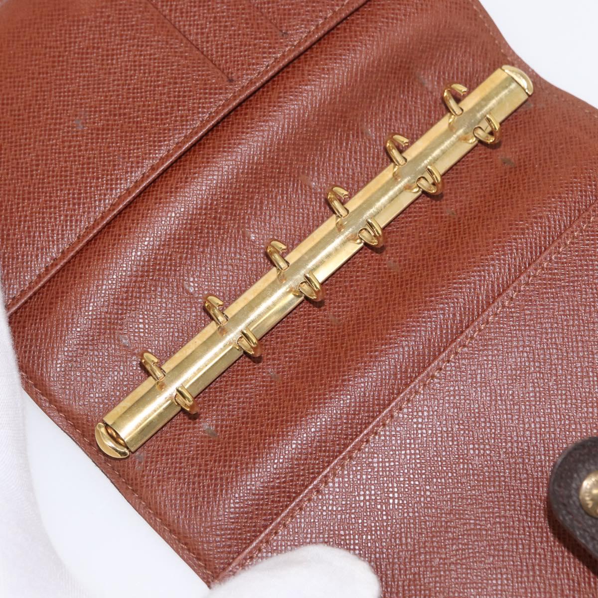 LOUIS VUITTON Monogram Agenda PM Day Planner Cover R20005 LV Auth BA7721