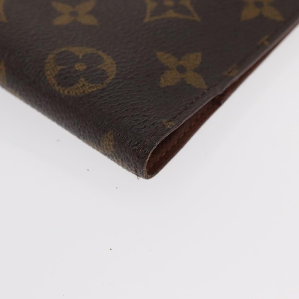 LOUIS VUITTON Monogram Agenda PM Day Planner Cover R20005 LV Auth BA7721