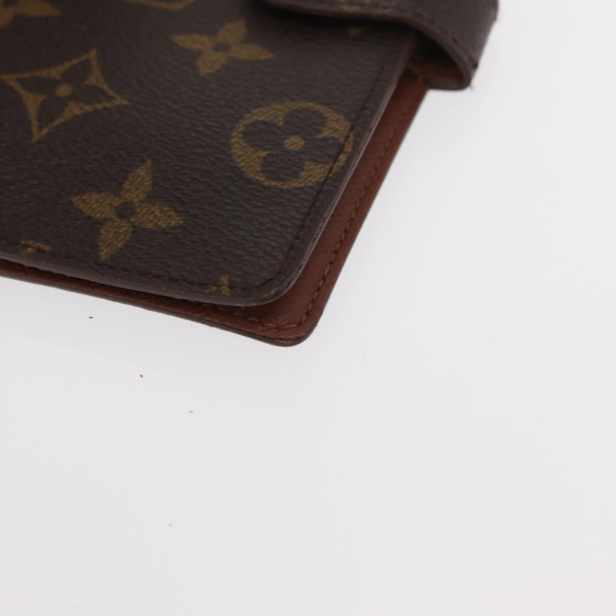 LOUIS VUITTON Monogram Agenda PM Day Planner Cover R20005 LV Auth BA7721