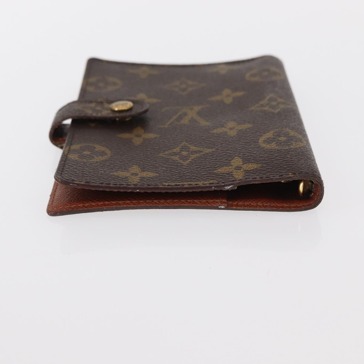 LOUIS VUITTON Monogram Agenda PM Day Planner Cover R20005 LV Auth BA7722
