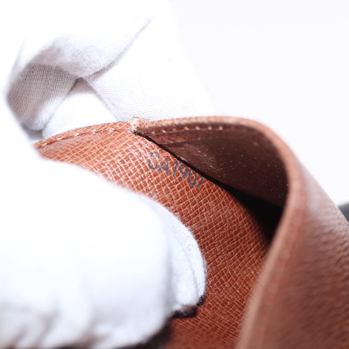 LOUIS VUITTON Epi Agenda PM Day Planner Cover Brown R20053 LV Auth BA7723