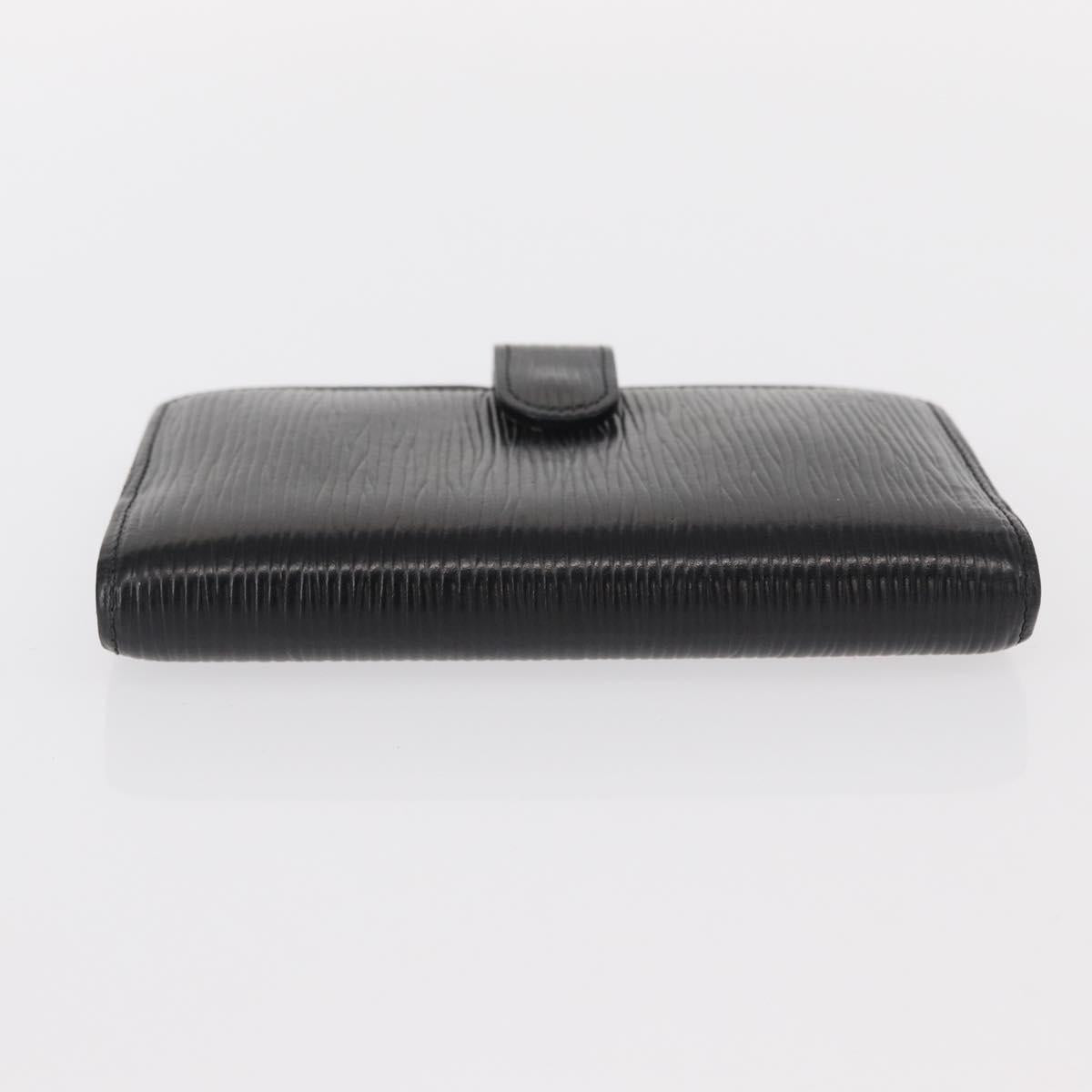 LOUIS VUITTON Epi Agenda PM Day Planner Cover Black R20052 LV Auth BA7724