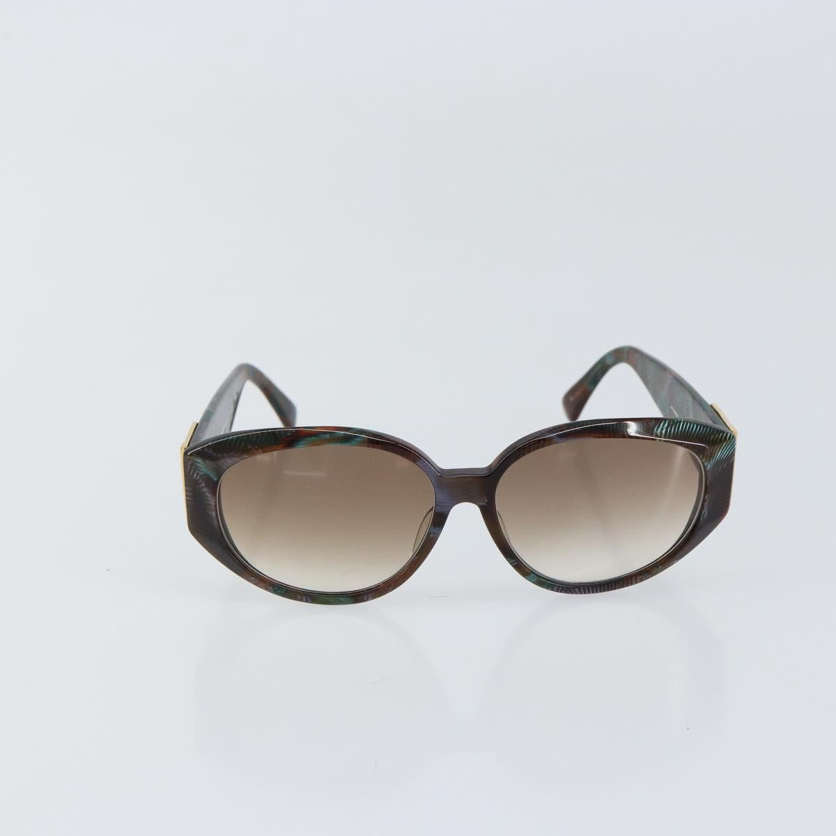 SAINT LAURENT Sunglasses plastic Brown Auth BA7739