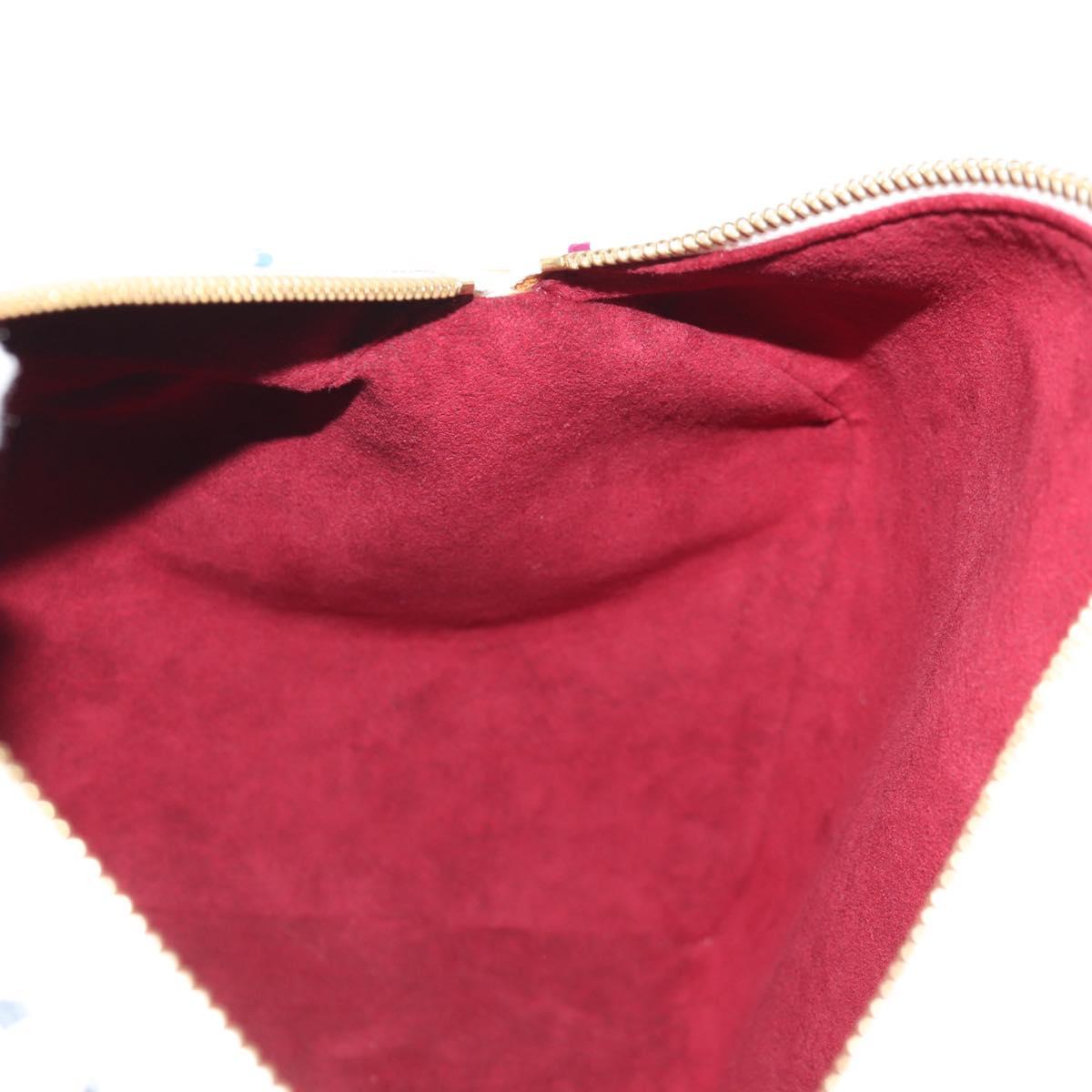 LOUIS VUITTON Monogram Multicolor Speedy 30 Hand Bag White M92643 Auth BA7743SV