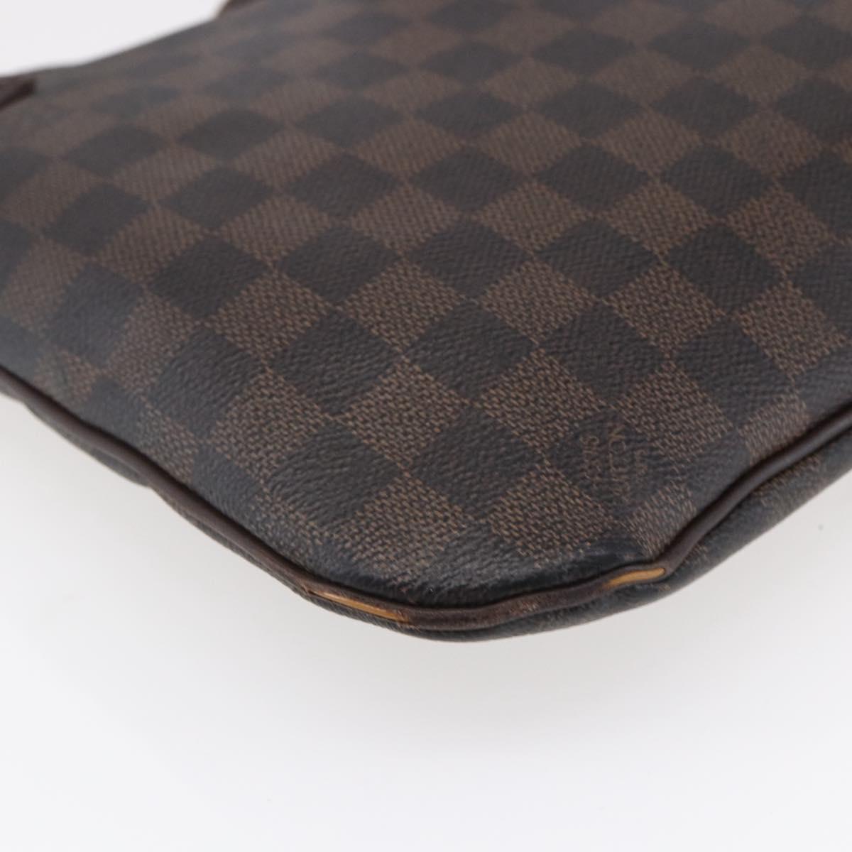 LOUIS VUITTON Damier Ebene Pochette Bosphore Shoulder Bag N51111 LV Auth BA7744