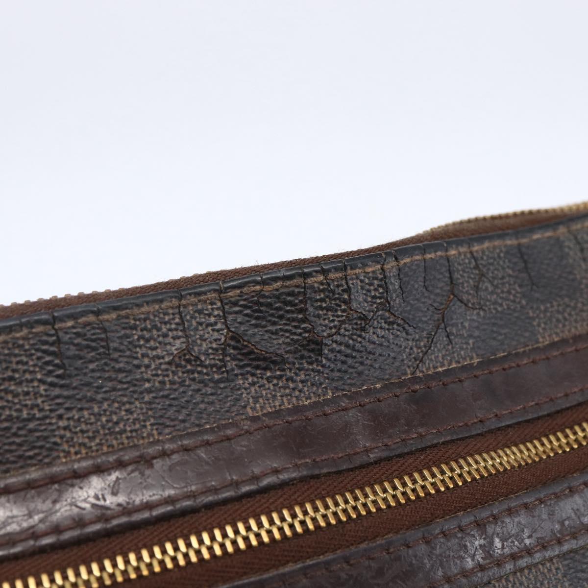 LOUIS VUITTON Damier Ebene Pochette Bosphore Shoulder Bag N51111 LV Auth BA7744