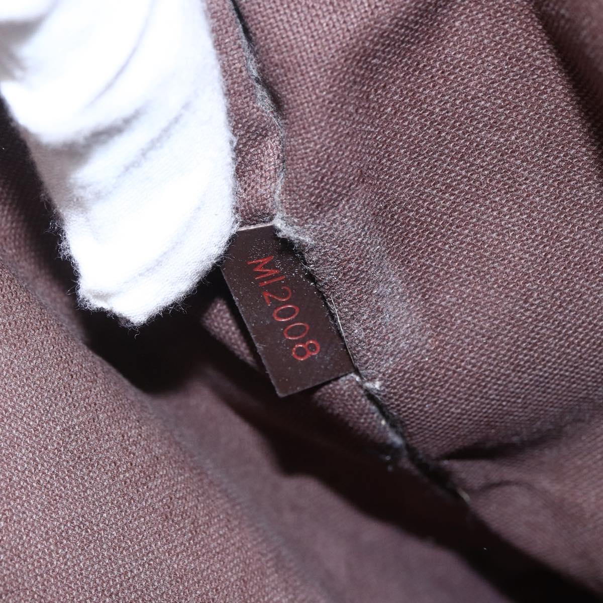 LOUIS VUITTON Damier Ebene Pochette Bosphore Shoulder Bag N51111 LV Auth BA7744