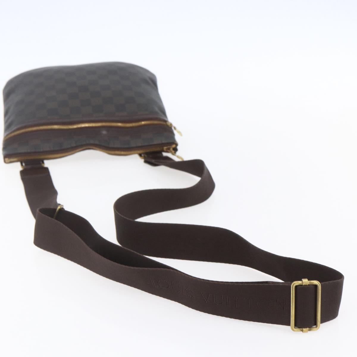 LOUIS VUITTON Damier Ebene Pochette Bosphore Shoulder Bag N51111 LV Auth BA7744