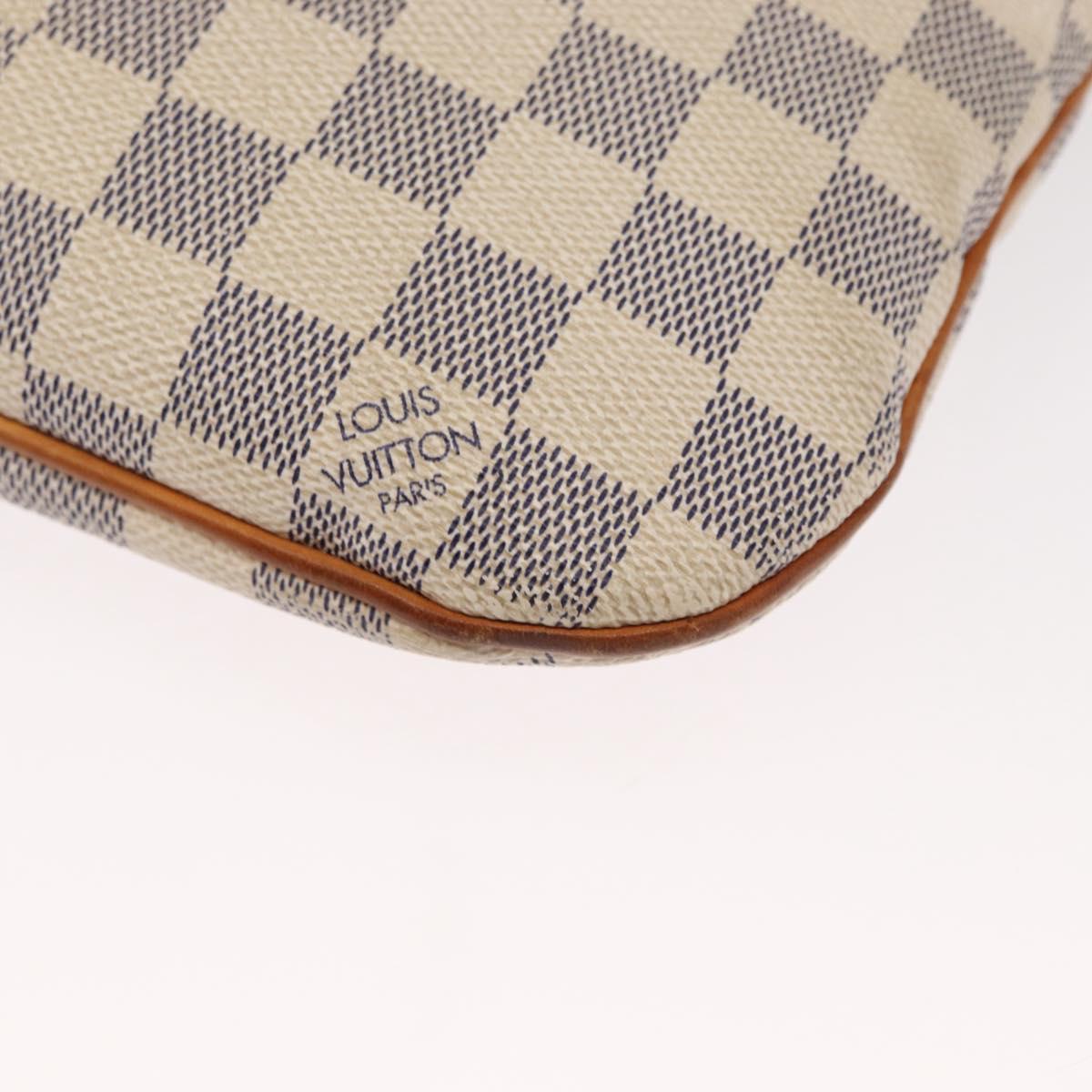 LOUIS VUITTON Damier Azur Pochette Bosphore Shoulder Bag N51112 LV Auth BA7745