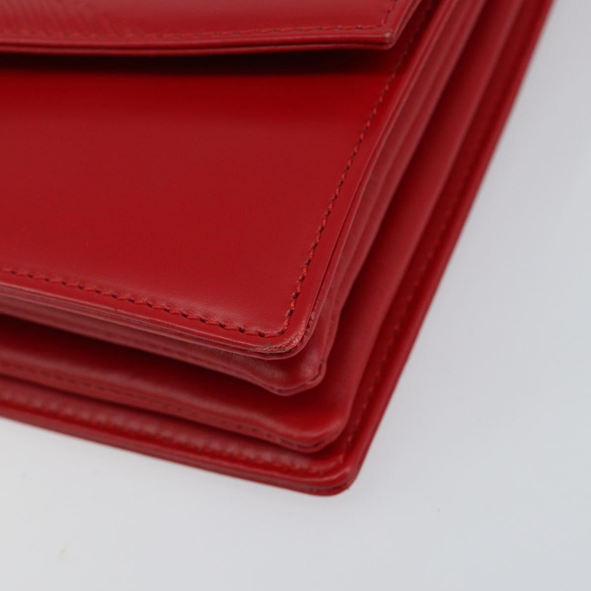 LOUIS VUITTON Opera line Delph Shoulder Bag Red M63937 LV Auth BA7746