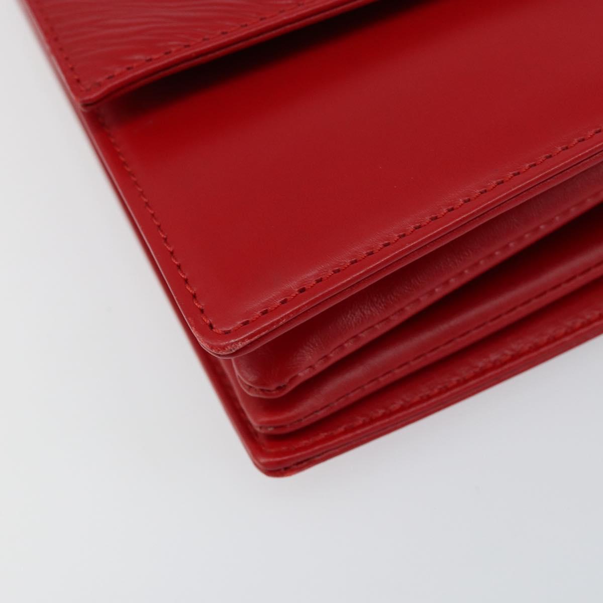 LOUIS VUITTON Opera line Delph Shoulder Bag Red M63937 LV Auth BA7746