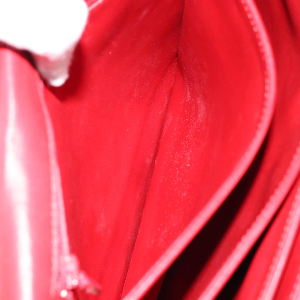 LOUIS VUITTON Opera line Delph Shoulder Bag Red M63937 LV Auth BA7746