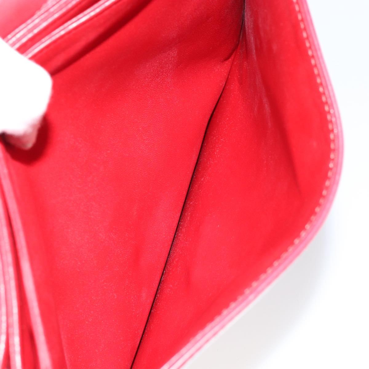 LOUIS VUITTON Opera line Delph Shoulder Bag Red M63937 LV Auth BA7746