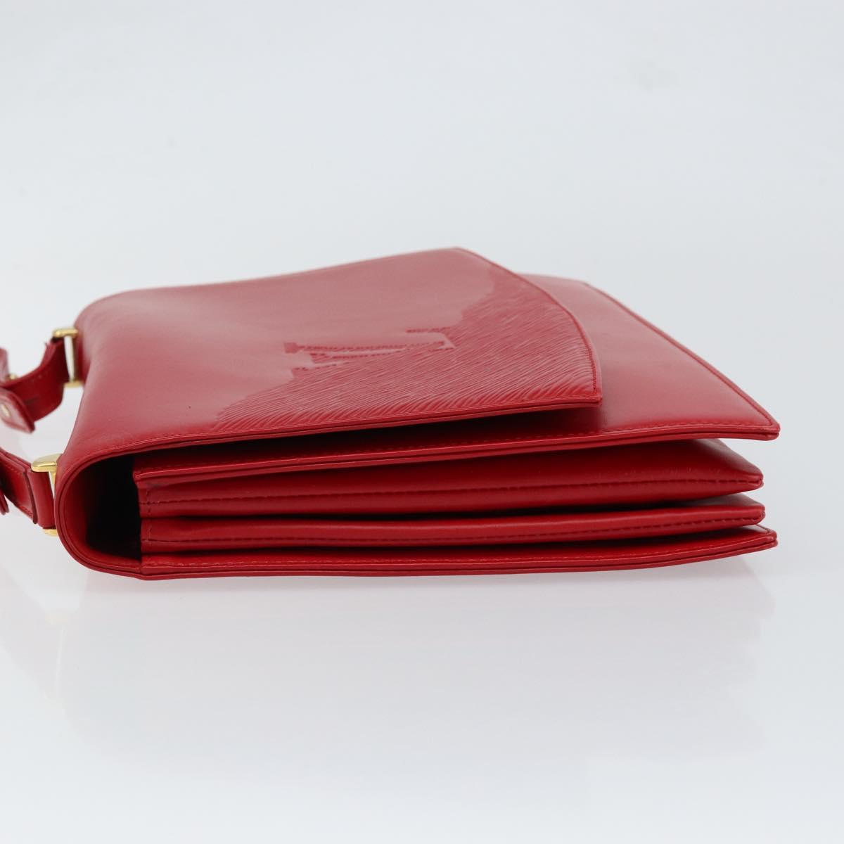 LOUIS VUITTON Opera line Delph Shoulder Bag Red M63937 LV Auth BA7746