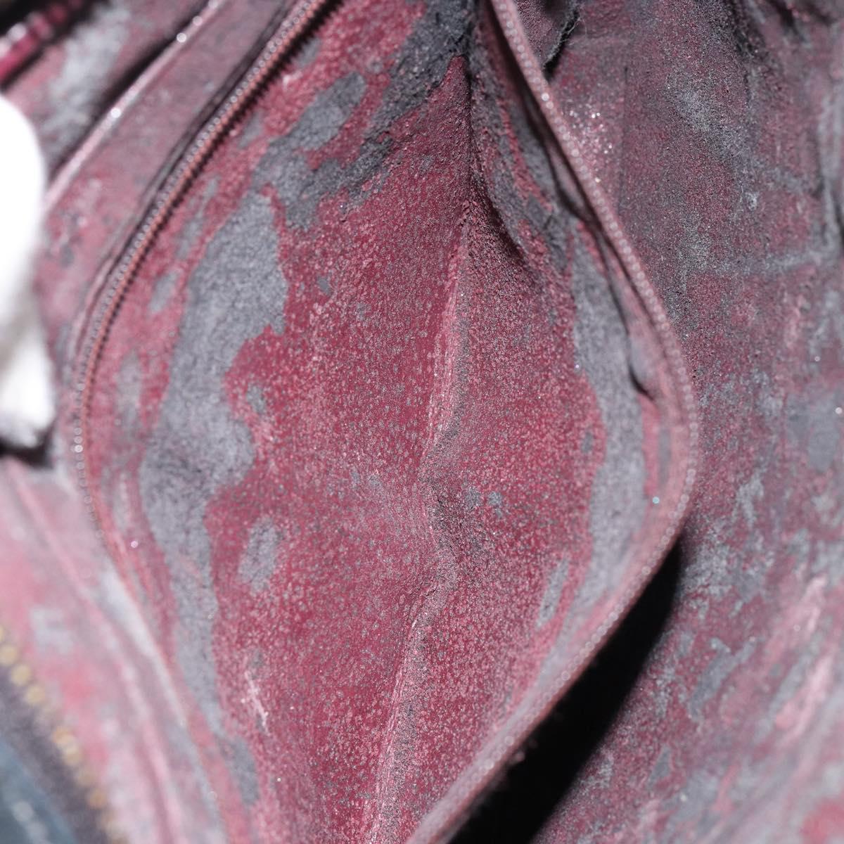 CHANEL Matelasse Chain Shoulder Bag Lamb Skin Navy Gold CC Auth BA7749