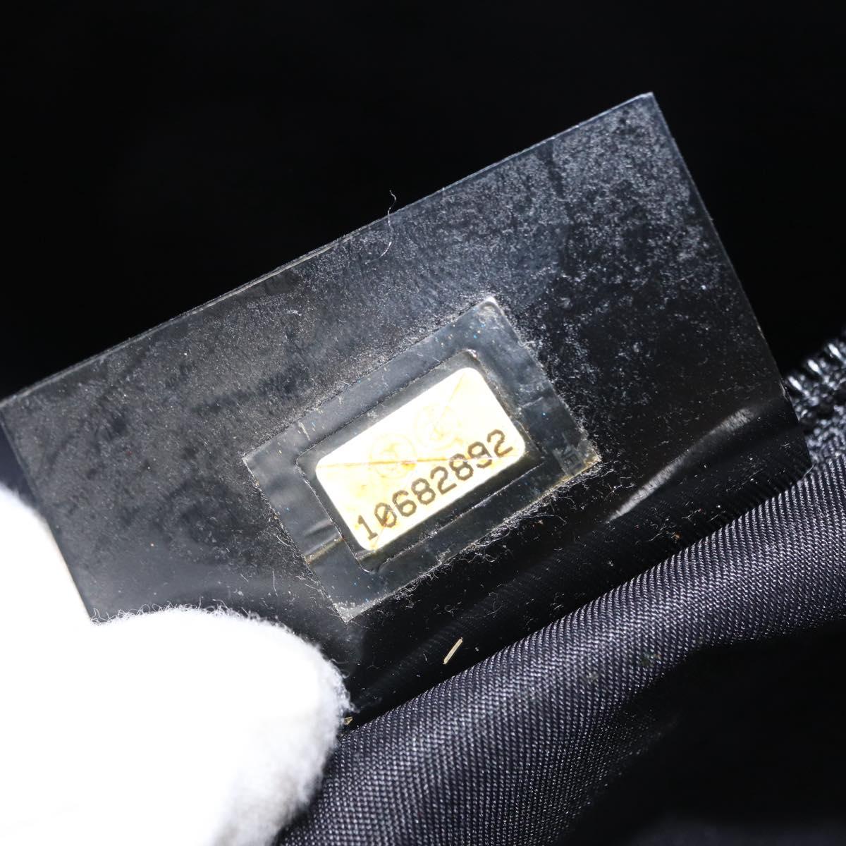 CHANEL Sports Line Boston Bag Nylon Silver CC Auth BA7758