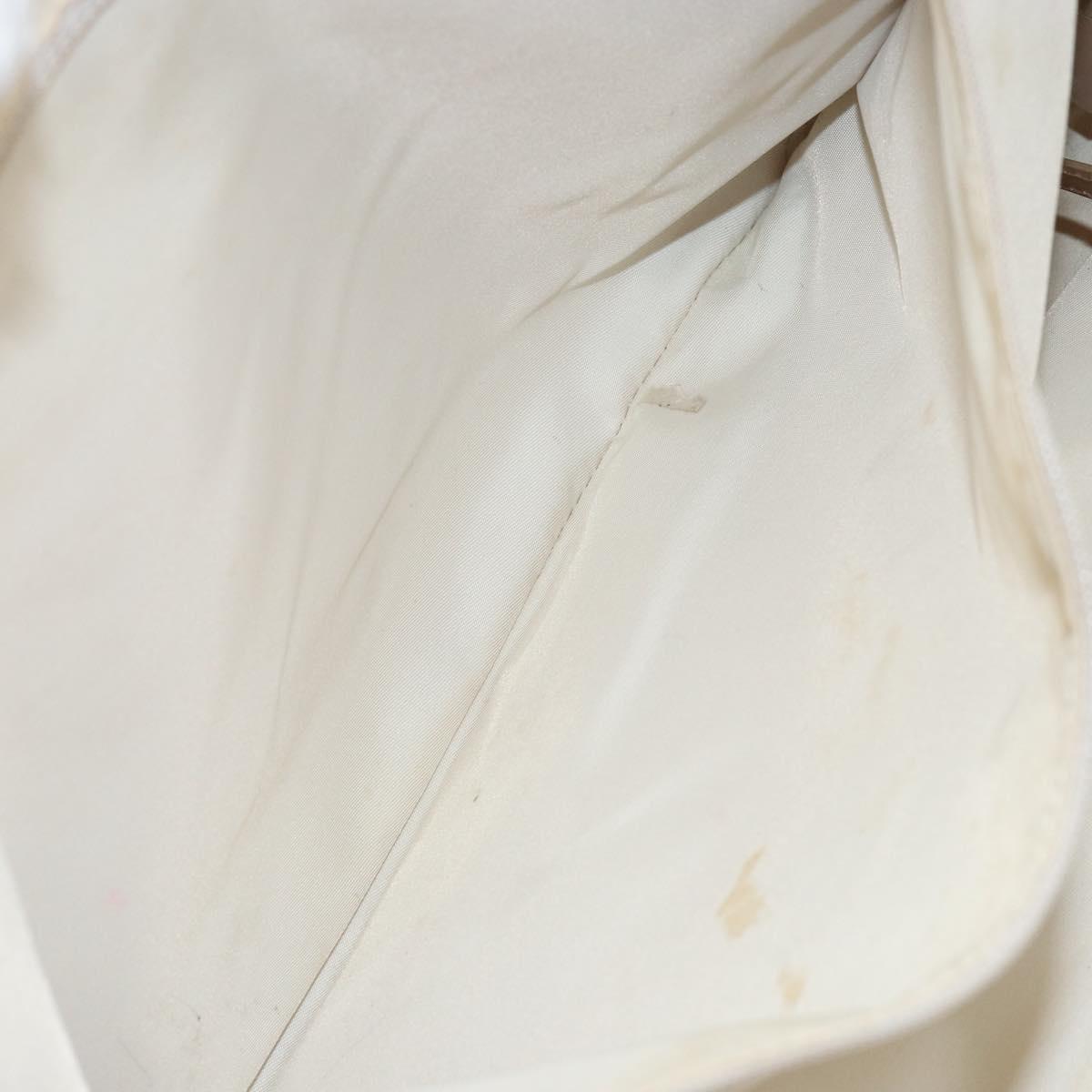 CHANEL New Travel Line Tote Bag Nylon Beige Gold CC Auth BA7760