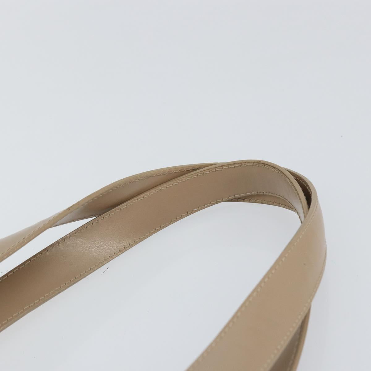 CHANEL New Travel Line Tote Bag Nylon Beige Gold CC Auth BA7760