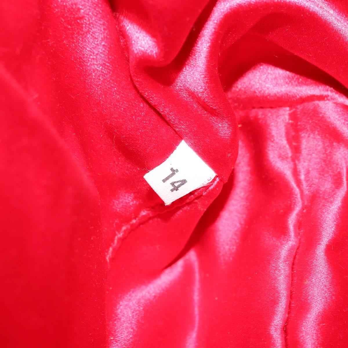 PRADA Hand Bag Nylon Red Auth BA7766