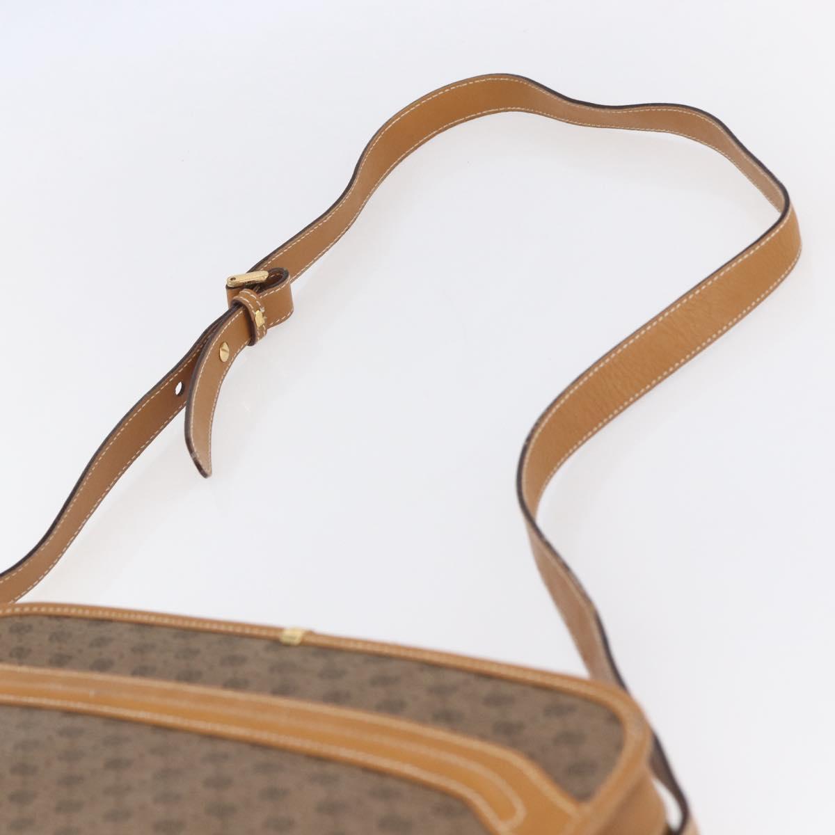 GUCCI Micro GG Supreme Shoulder Bag PVC Beige Gold 001 256 1308 Auth BA7785