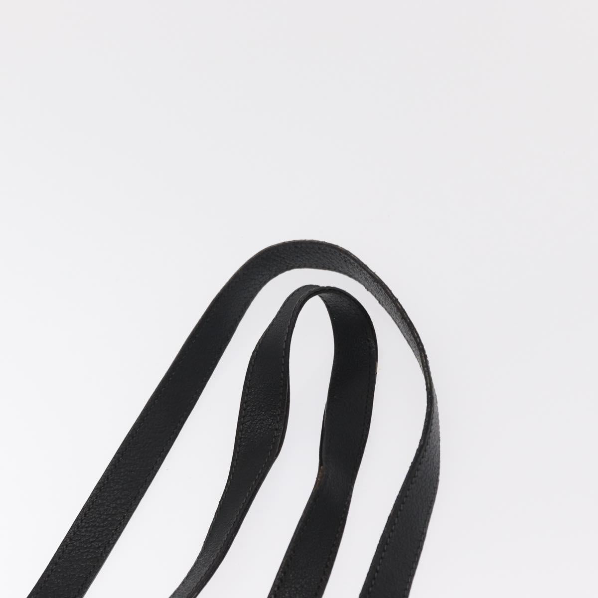 GUCCI Bamboo Backpack Suede Leather Black Gold 003 1705 0030 Auth BA7789