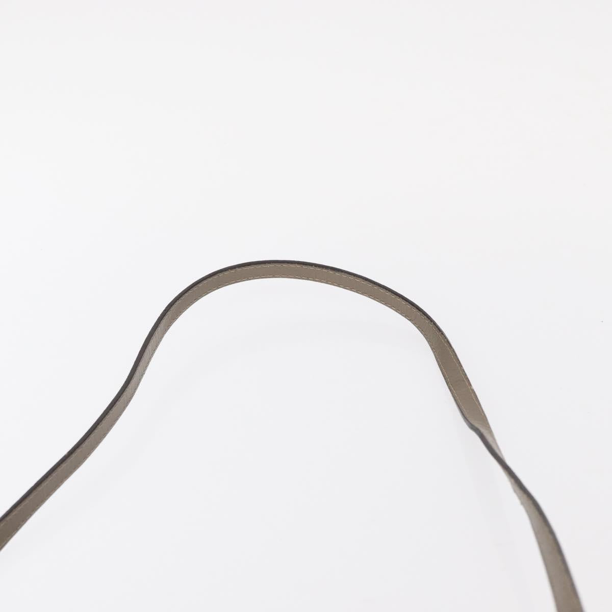 Chloe Hand Bag Leather 2way Beige Gold Auth BA7805