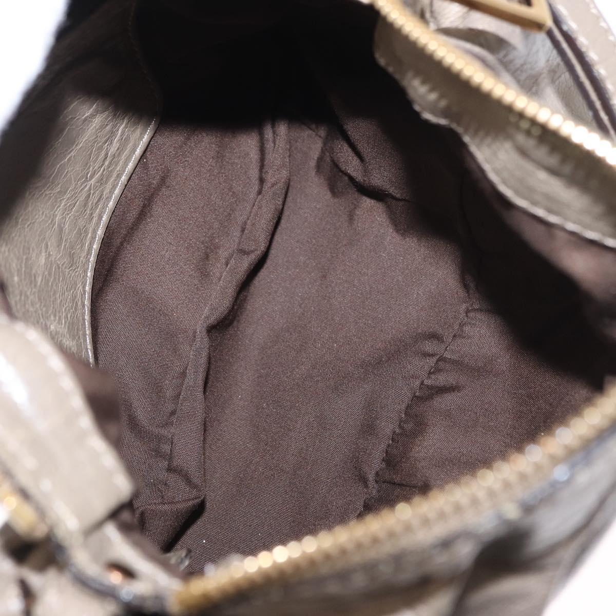 Chloe Hand Bag Leather 2way Beige Gold Auth BA7805