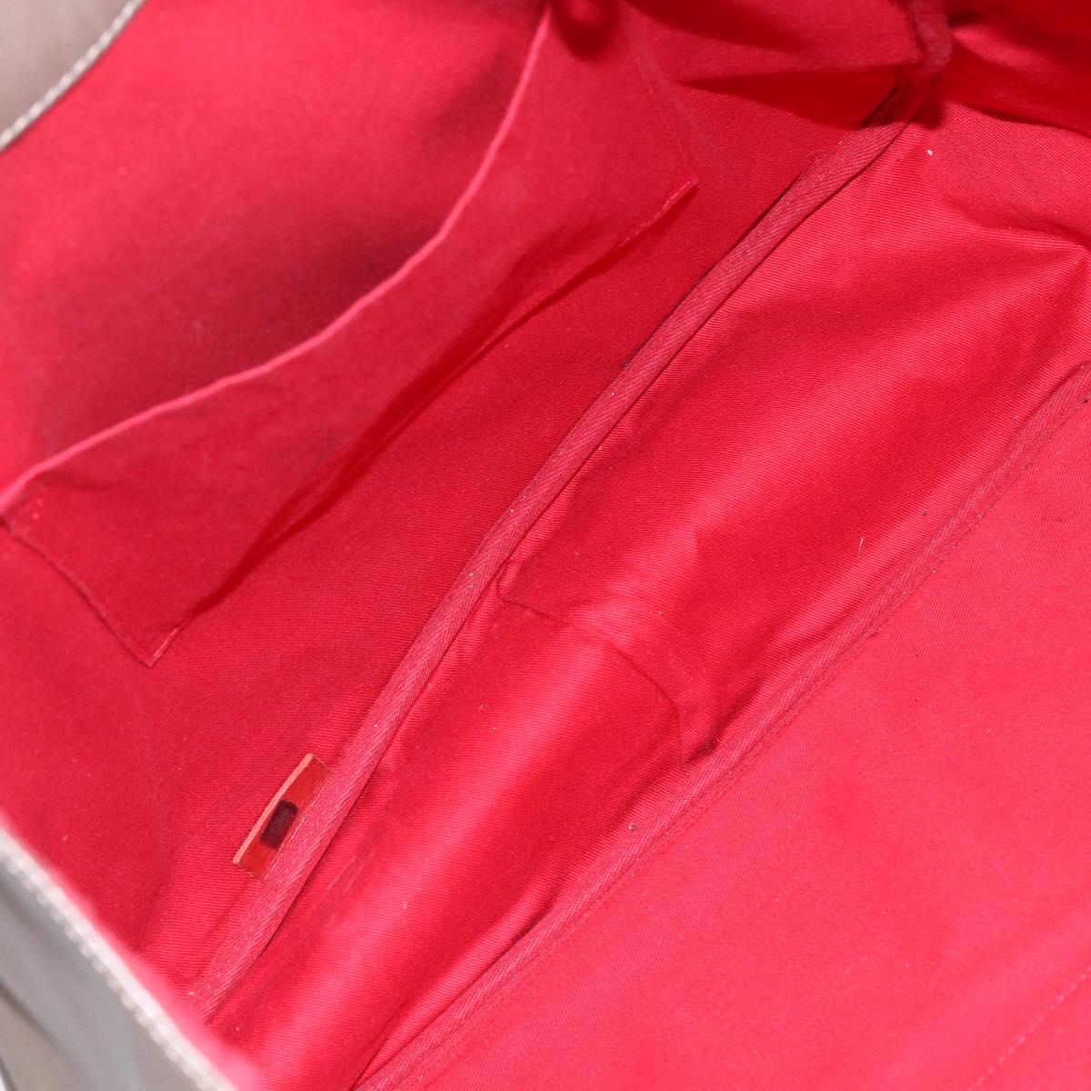 Chloe Eden Tote Bag Leather Brown Gold Auth BA7811