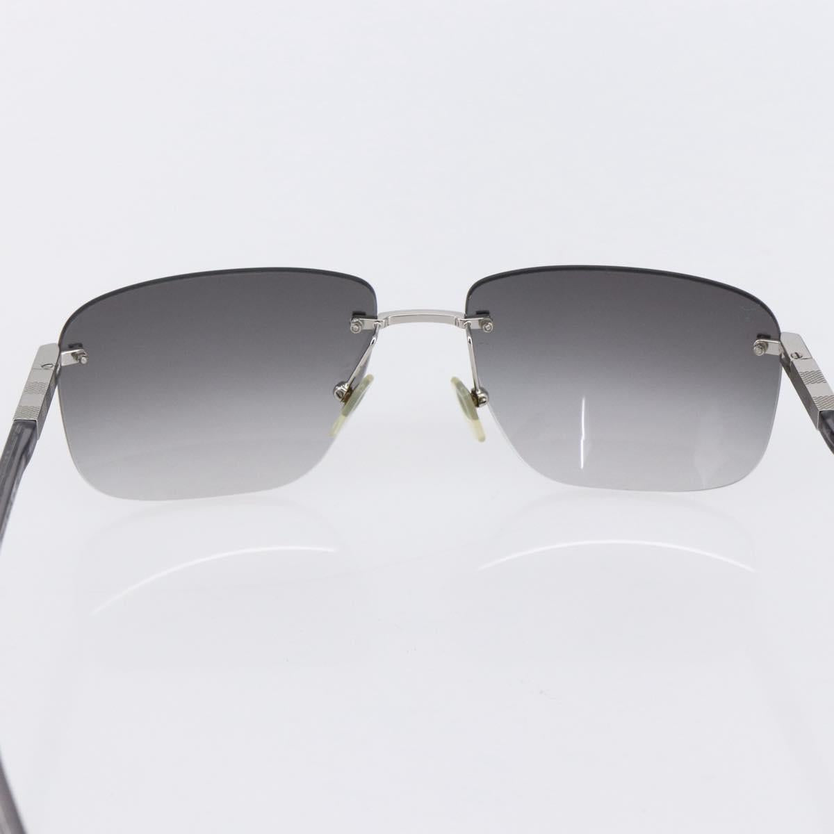 LOUIS VUITTON Sunglasses plastic Black LV Auth BA7832