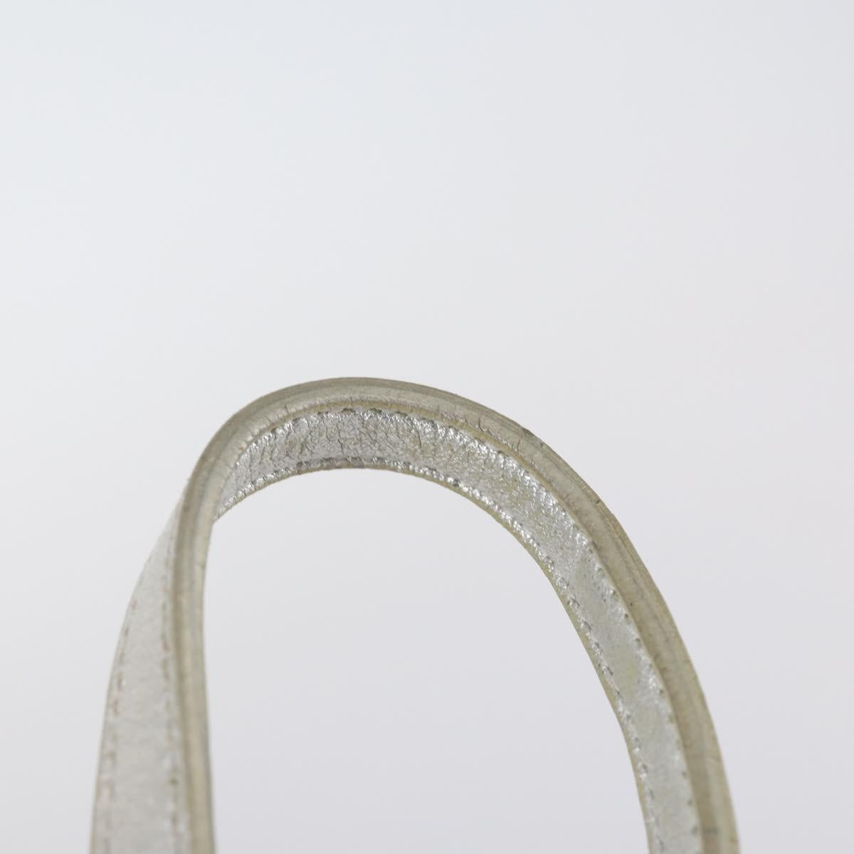 Jimmy Choo Shoulder Bag Leather 2 Set Black Silver Auth BA7835